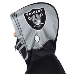 NFL Las Vegas Raiders Pro Player Helmet Full-Zip Hooded Track Jacket