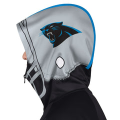 NFL Carolina Panthers Pro Player Helmet Full-Zip Hooded Track Jacket