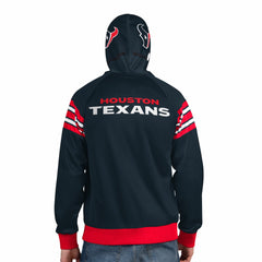 NFL Houston Texans Pro Player Helmet Full-Zip Hooded Track Jacket