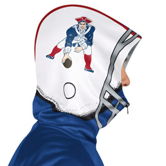 NFL New England Patriots Pro Player Retro Helmet Full-Zip Hooded Track Jacket