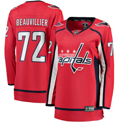 Anthony Beauvillier Washington Capitals Fanatics Women's Home Breakaway Player Jersey