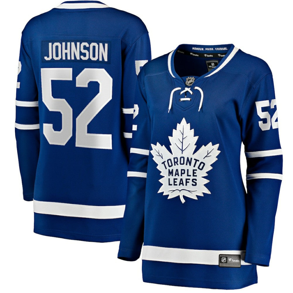 Reese Johnson Toronto Maple Leafs Fanatics Women's Home Breakaway Player Jersey
