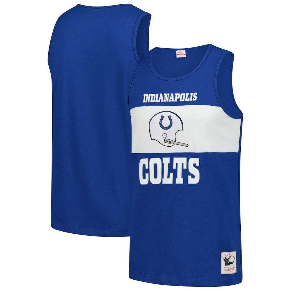 NFL Indianapolis Colts Retro Colorblock Tank Top