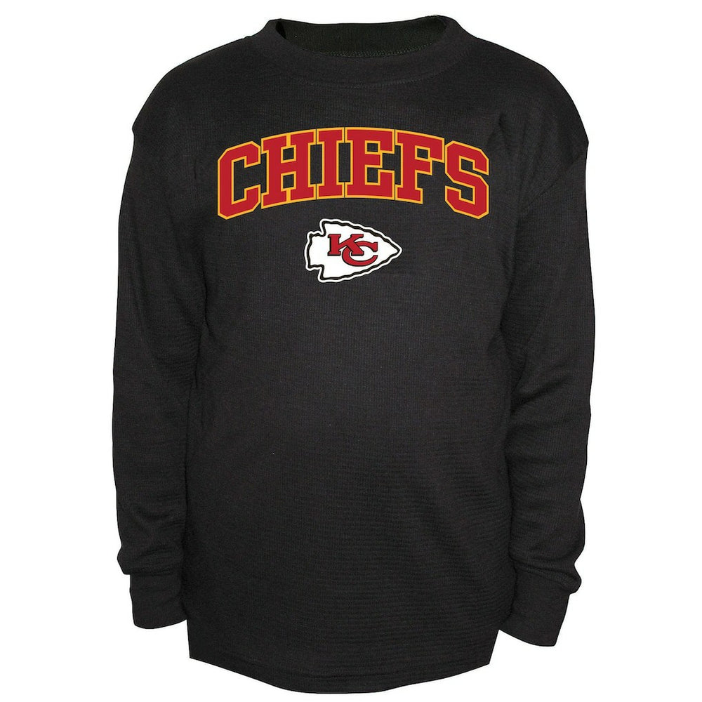 NFL Kansas City Chiefs Big & Tall Thermal Long Sleeve Crew Neck T-Shirt