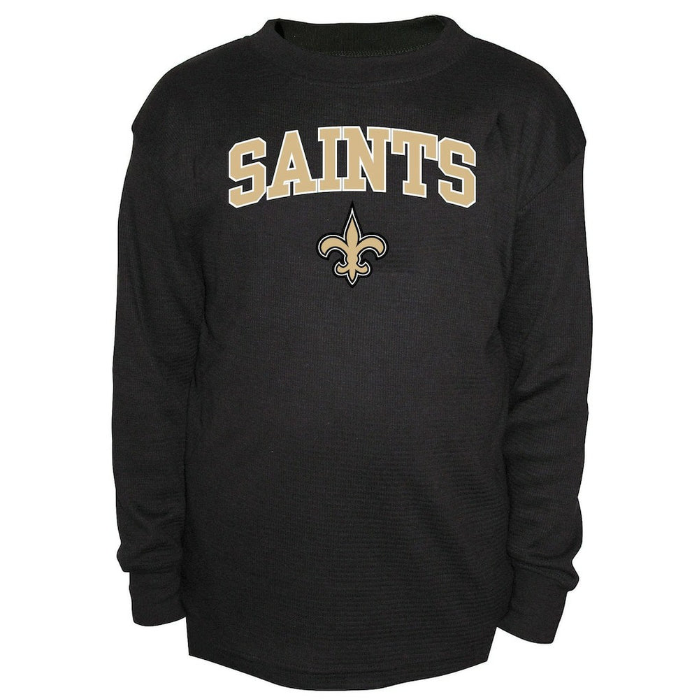 NFL New Orleans Saints Big & Tall Thermal Long Sleeve Crew Neck T-Shirt