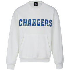 NFL Los Angeles Chargers Cuce Women's Chenille Jeweled Sweatshirt
