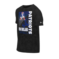NFL New England Patriots Retro Logo Enzyme Washed Oversized T-Shirt