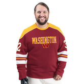 NFL Washington Commanders G-III Sports by Carl Banks Adaptive Lord Stanley Crewneck Sweatshirt