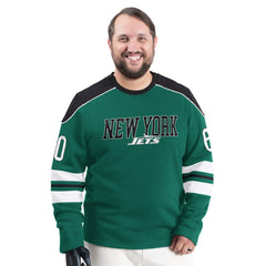NFL New York Jets G-III Sports by Carl Banks Adaptive Lord Stanley Crewneck Sweatshirt