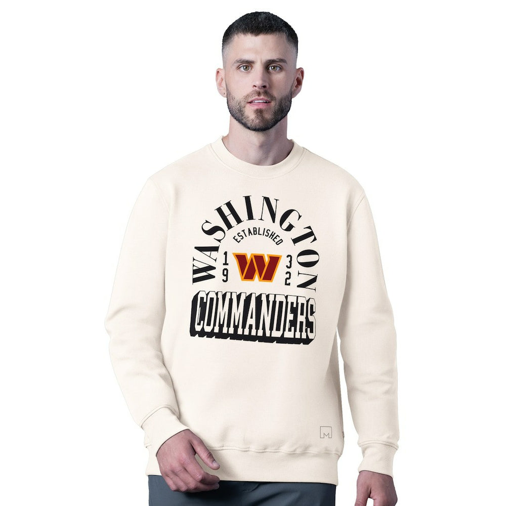 NFL Washington Commanders MSX by Michael Strahan Whiteout Tri-Blend Sweatshirt