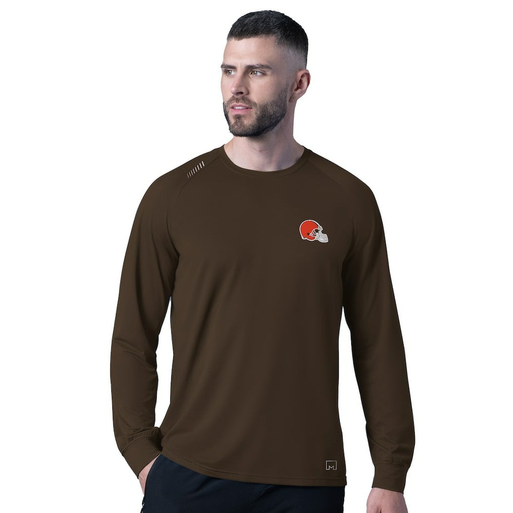 NFL Cleveland Browns MSX by Michael Strahan Forward Long-Sleeve T-Shirt