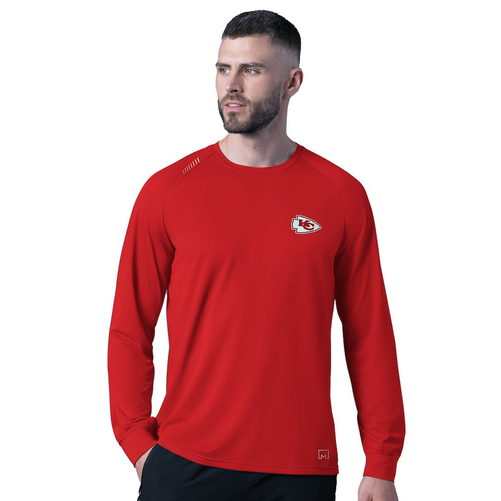 NFL Kansas City Chiefs MSX by Michael Strahan Forward Long-Sleeve T-Shirt