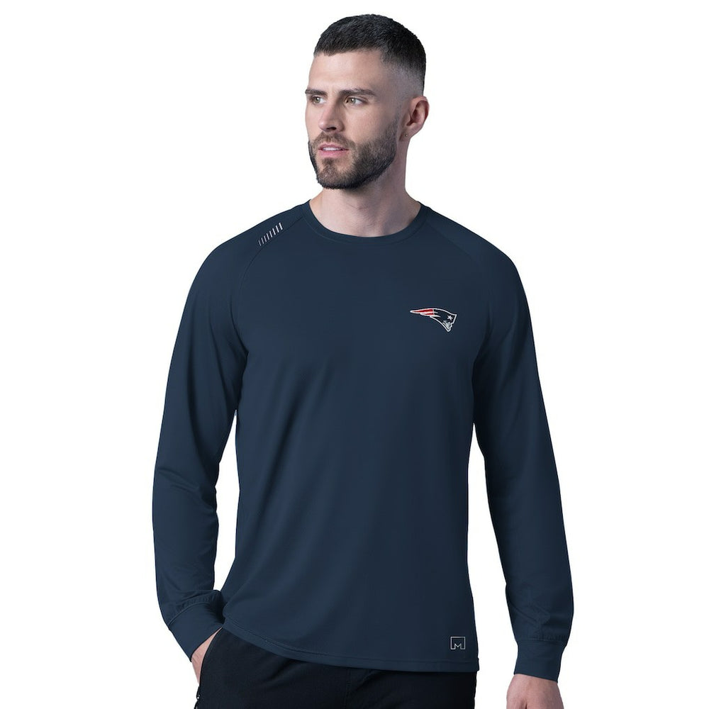 NFL New England Patriots MSX by Michael Strahan Forward Long-Sleeve T-Shirt