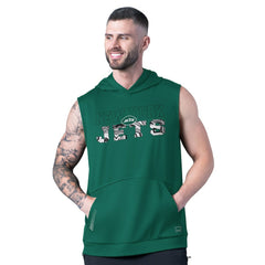 NFL New York Jets MSX by Michael Strahan Tri-Blend Rebound Sleeveless Hoodie