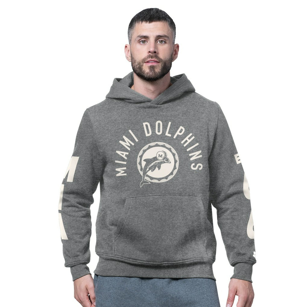 NFL Miami Dolphins Starter Handoff Vintage Logo Fleece Hoodie Sweatshirt
