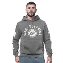 NFL Miami Dolphins Starter Handoff Vintage Logo Fleece Hoodie Sweatshirt
