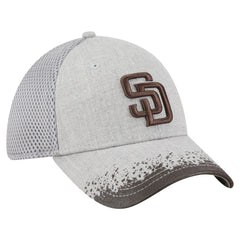 San Diego Padres Visor Paint Splatter 39THIRTY Flex Hat - Gray | New Era