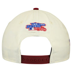 Philadelphia Phillies World Series 9FORTY M-Crown A-Frame Adjustable Hat - Cream/Red | New Era