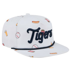 Detroit Tigers Team Cheer Rope 19TWENTY Adjustable Hat - White | New Era