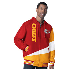 NFL Kansas City Chiefs G-III Sports by Carl Banks Dual Threat Reversable Full-Zip Hooded Jacket