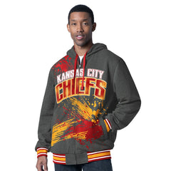 NFL Kansas City Chiefs G-III Sports by Carl Banks Dual Threat Reversable Full-Zip Hooded Jacket