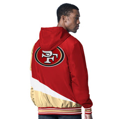 NFL San Francisco 49ers G-III Sports by Carl Banks Dual Threat Reversable Full-Zip Hooded Jacket