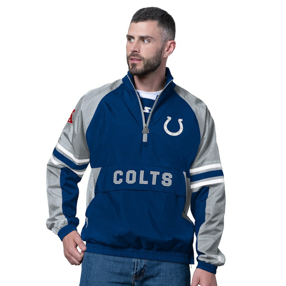 NFL Indianapolis Colts Starter Prospect Half-Zip Pullover