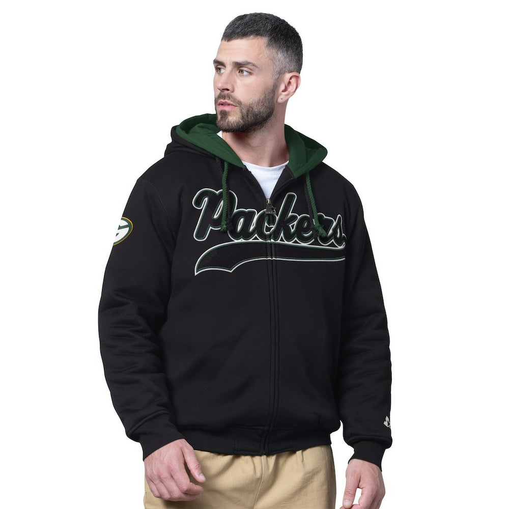 NFL Green Bay Packers Starter Big Shot Full-Zip Double Hoodie