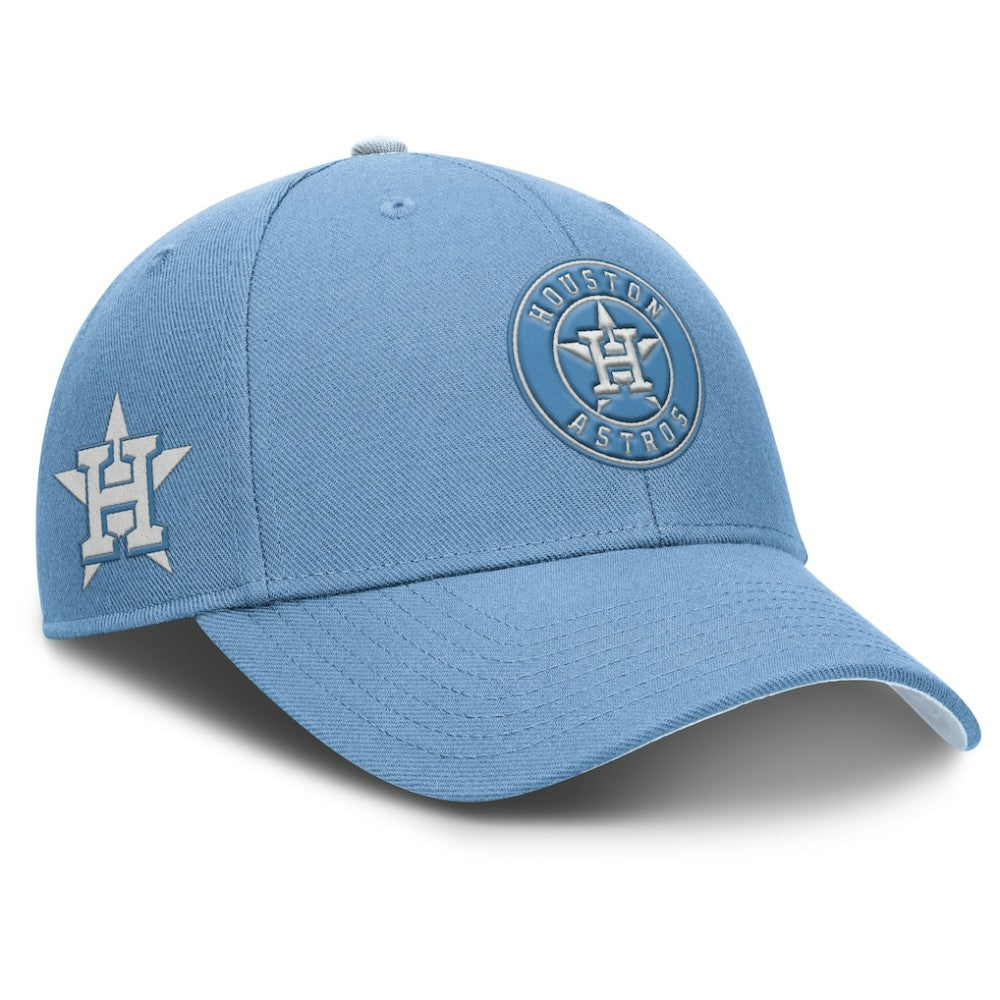 Houston Astros Rise Dri-Fit Adjustable Hat - Light Blue | Nike