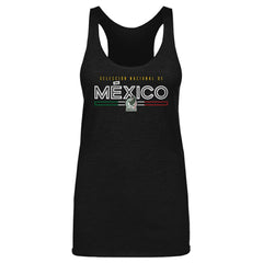 Mexico National Team 500 Level Women's Inline Tri-Blend Racerback Tank Top / Soccer New