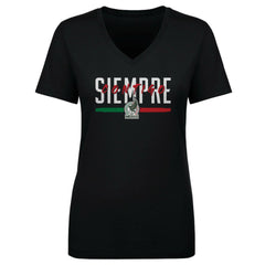 Mexico National Team 500 Level Women's Siempre Contigo V-Neck T-Shirt / Soccer On sale