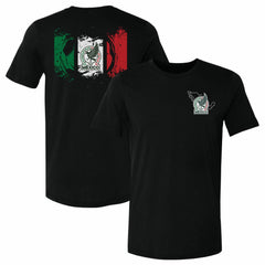 Mexico National Team 500 Level Grunge Flag F&B T-Shirt / Soccer New
