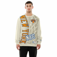 New York Knicks 2025/26 City Edition Sweatshirt - Tan | New Era on sale