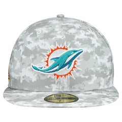NFL Miami Dolphins 2025 Salute to Service Fan Pack 59FIFTY Fitted Hat