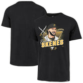 Paul Skenes Pittsburgh Pirates Player Caricature Franklin T-Shirt - Black | 47 brand