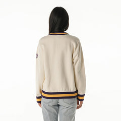 NFL Minnesota Vikings The Wild Collective Women's Jacquard V-Neck Sweater