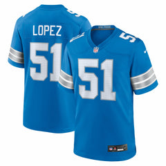 NFL Detroit Lions Roy Lopez Team Game Jersey