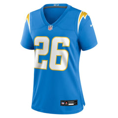 NFL Los Angeles Chargers Donte Jackson Women's Team Game Jersey