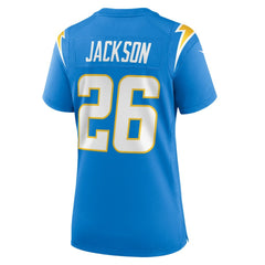 NFL Los Angeles Chargers Donte Jackson Women's Team Game Jersey