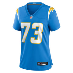 NFL Los Angeles Chargers Mekhi Becton Women's Team Game Jersey