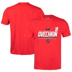Alexander Ovechkin Washington Capitals Levelwear NHL All-Time Leading Goal Scorer Milestone Name & Number Richmond T-Shirt