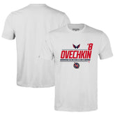 Alexander Ovechkin Washington Capitals Levelwear NHL All-Time Leading Goal Scorer Milestone Name & Number Richmond T-Shirt