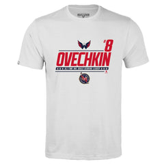 Alexander Ovechkin Washington Capitals Levelwear NHL All-Time Leading Goal Scorer Milestone Name & Number Richmond T-Shirt