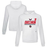 Alexander Ovechkin Washington Capitals Levelwear NHL All-Time Leading Goal Scorer Milestone Name & Number Relay Pullover Hoodie