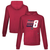 Alexander Ovechkin Washington Capitals Levelwear NHL All-Time Leading Goal Scorer Milestone Stripes Name & Number Relay Pullover Hoodie