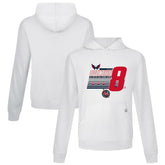 Alexander Ovechkin Washington Capitals Levelwear NHL All-Time Leading Goal Scorer Milestone Stripes Name & Number Relay Pullover Hoodie