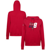 Alexander Ovechkin Washington Capitals Levelwear Women's NHL All-Time Leading Goal Scorer Milestone Stripes Name & Number Adorn Pullover Hoodie
