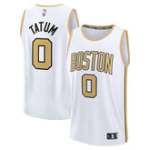 Jayson Tatum Boston Celtics 2025/26 City Edition Fast Break Jersey - White | Fanatics sale