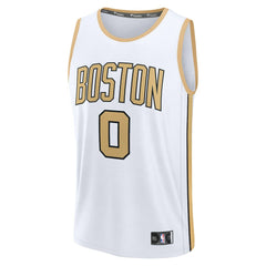 Jayson Tatum Boston Celtics 2025/26 City Edition Fast Break Jersey - White | Fanatics sale