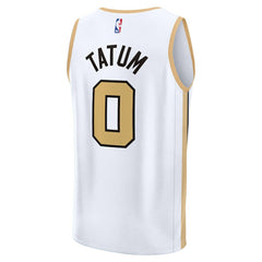 Jayson Tatum Boston Celtics 2025/26 City Edition Fast Break Jersey - White | Fanatics sale